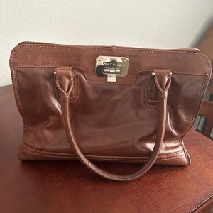 Cole Haan Brown Leather Tote Bag
